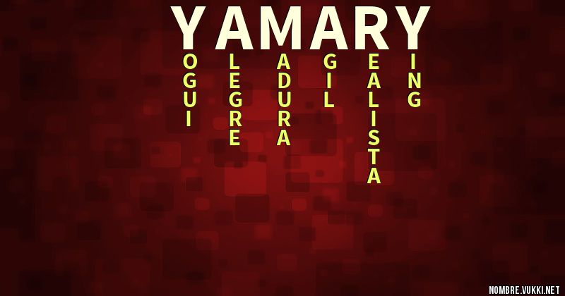 Acróstico yamary