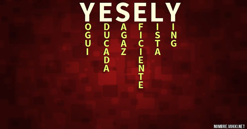 Acróstico yesely