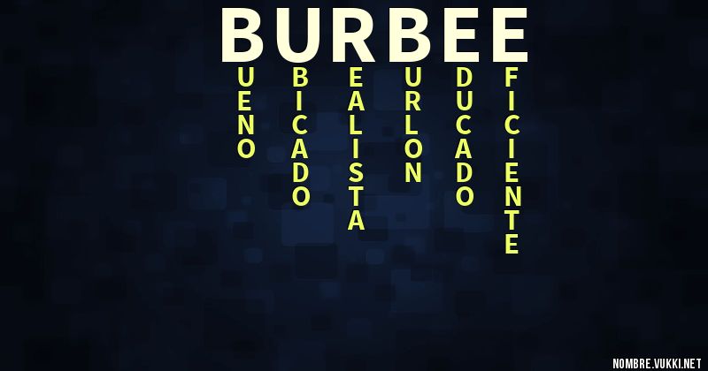 Acróstico burbee