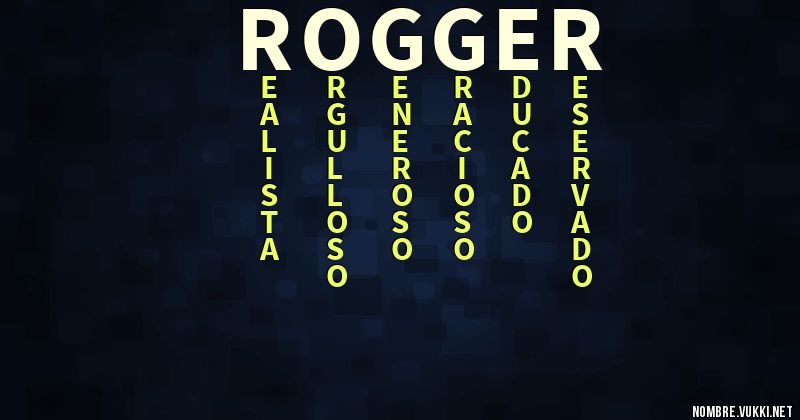 Acróstico rogger