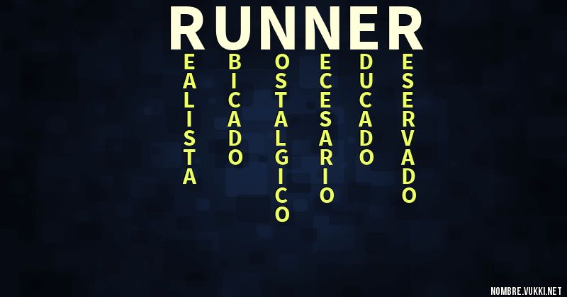 Acróstico runner