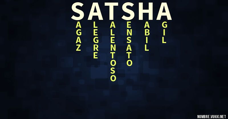 Acróstico satsha