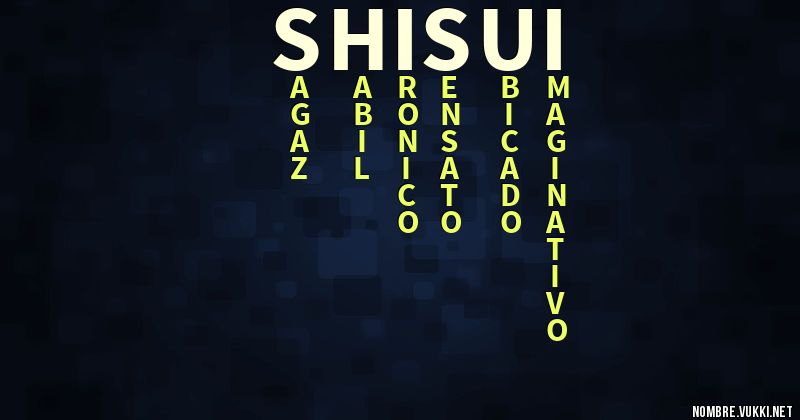 Acróstico shisui