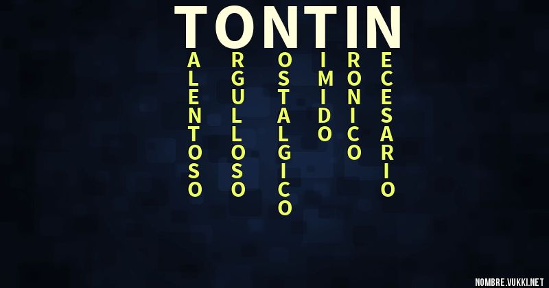 Acróstico tontin