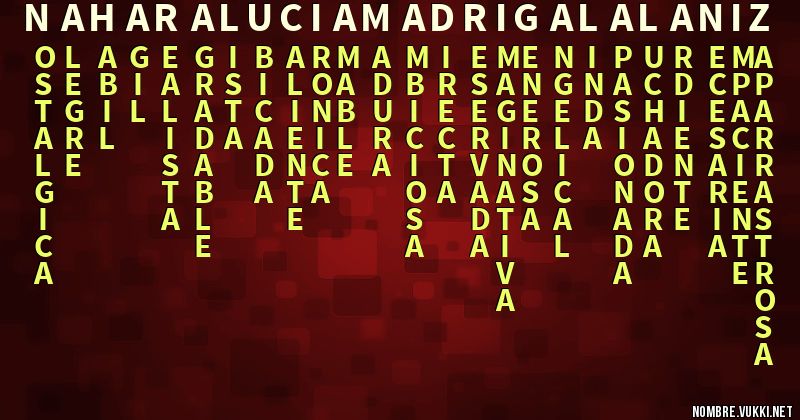 Acróstico nahara lucia madrigal alaniz