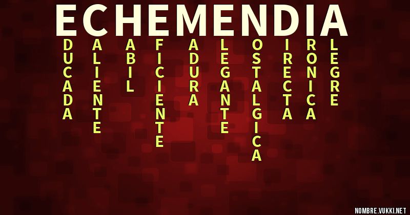 Acróstico echemendia