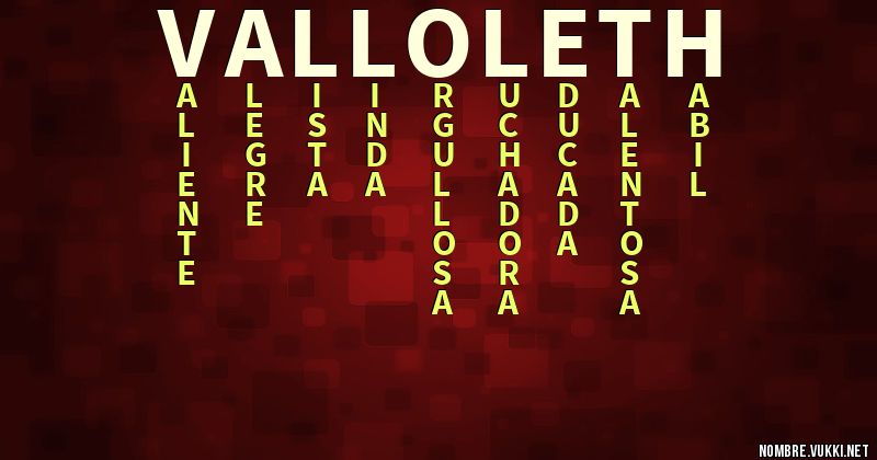 Acróstico valloleth