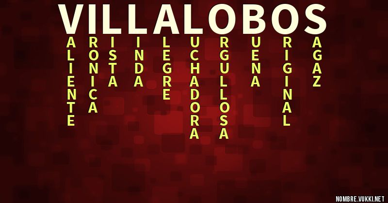 Acróstico villalobos