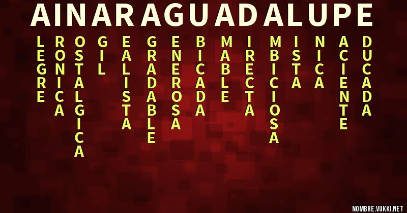 Acróstico ainara guadalupe