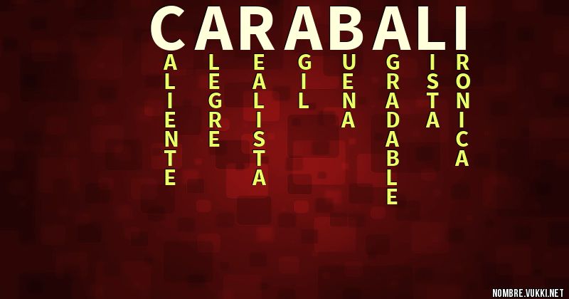 Acróstico carabali