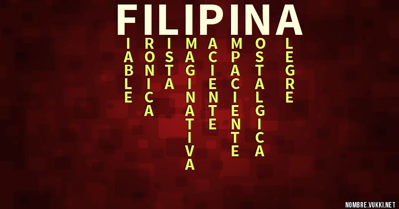 Acróstico filipina