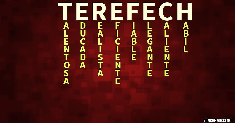 Acróstico terefech