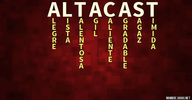 Acróstico altacast