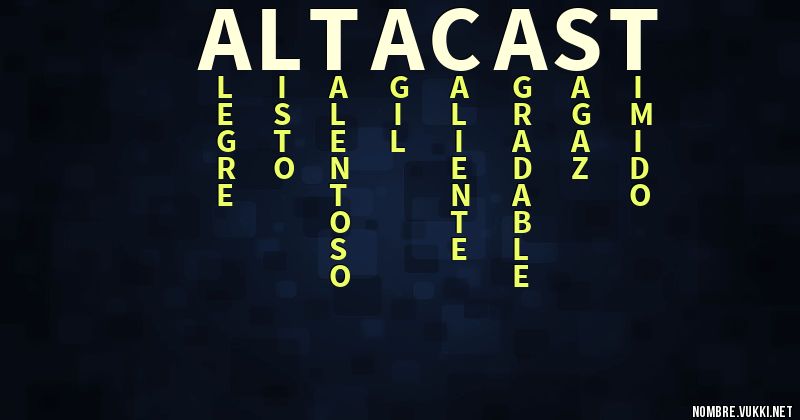 Acróstico altacast