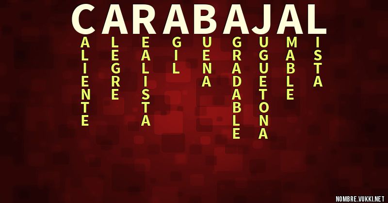 Acróstico carabajal