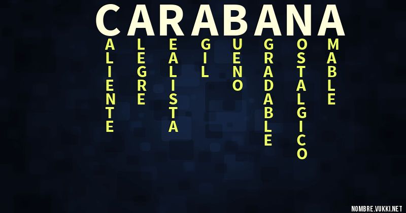 Acróstico carabana