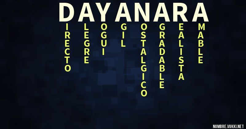 Acróstico dayanara