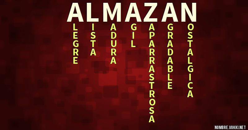 Acróstico almazÁn