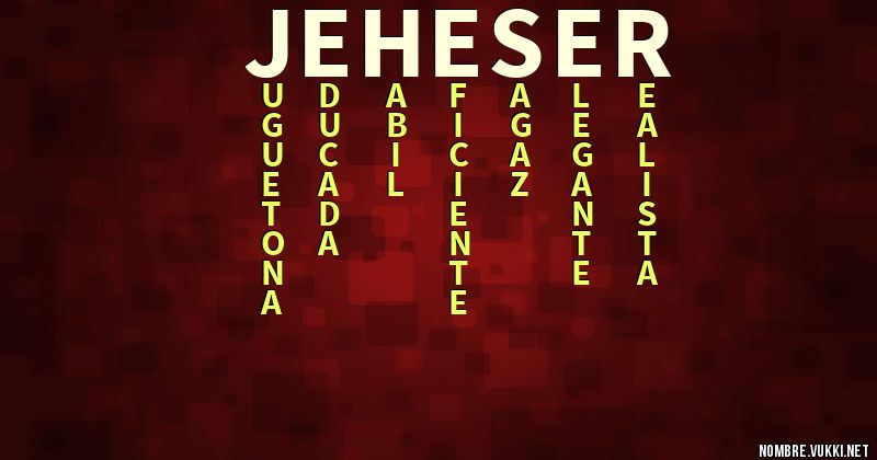 Acróstico jeheser