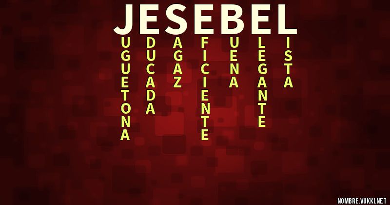 Acróstico jesebel