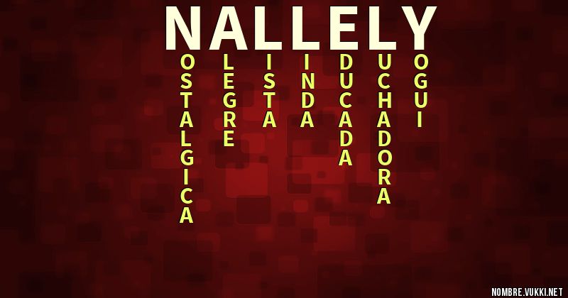 Acróstico nallely