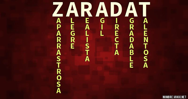 Acróstico zaradat