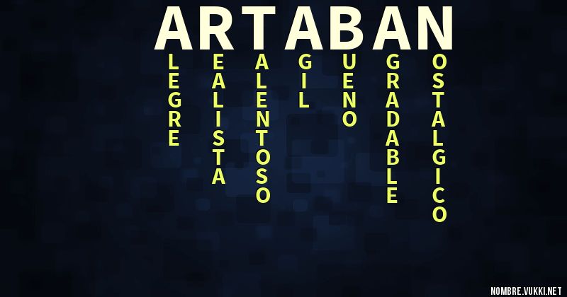 Acróstico artaban
