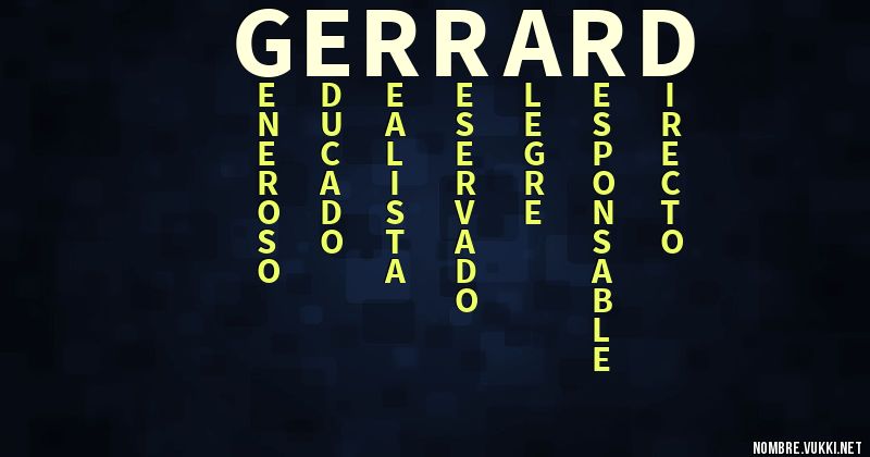 Acróstico gerrard