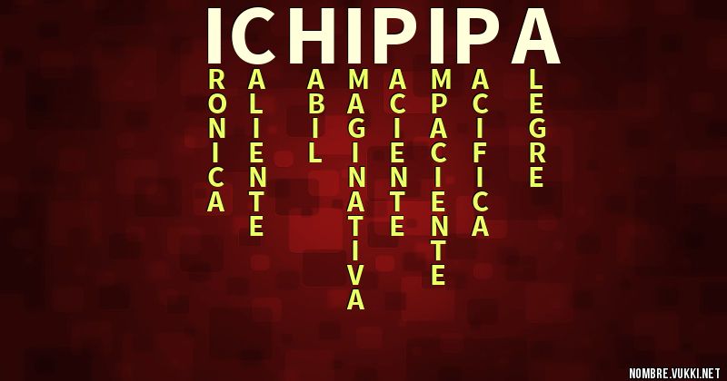 Acróstico ichipipa