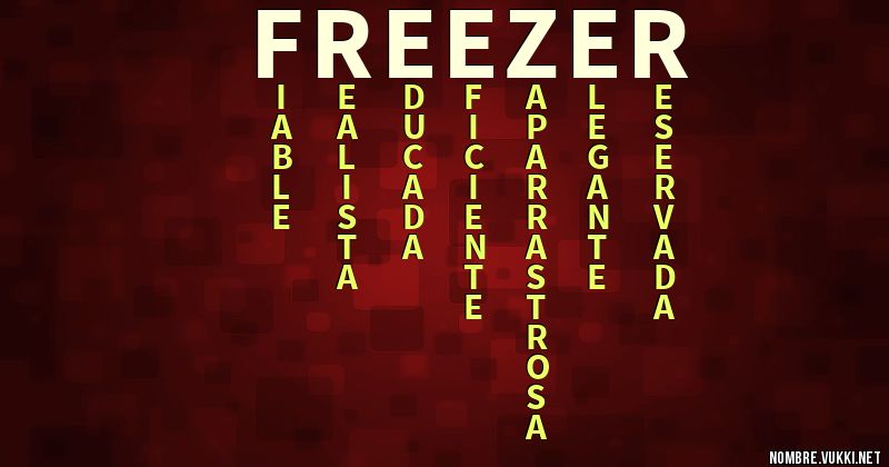Acróstico freezer