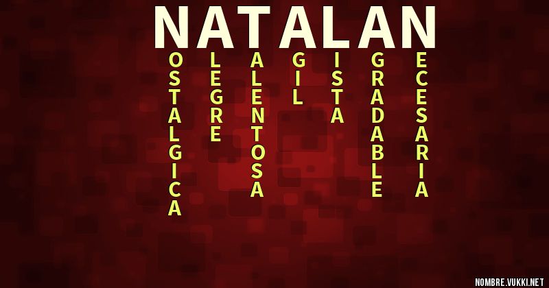 Acróstico natalan
