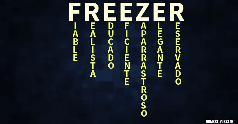 Acróstico freezer