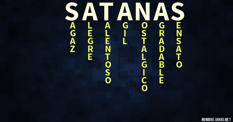 Acróstico satanas