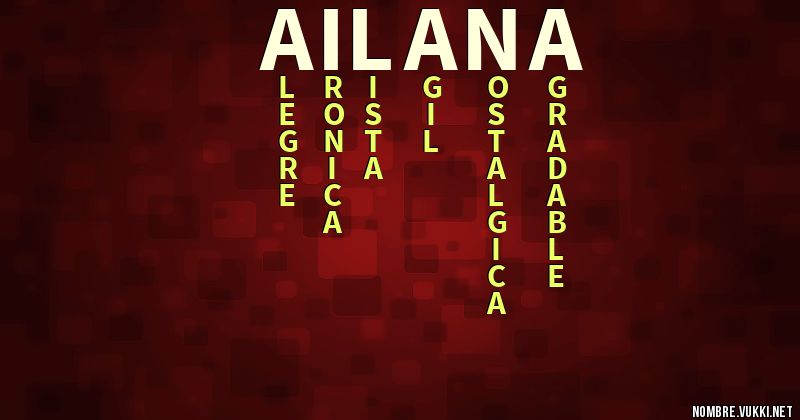 Acróstico ailana