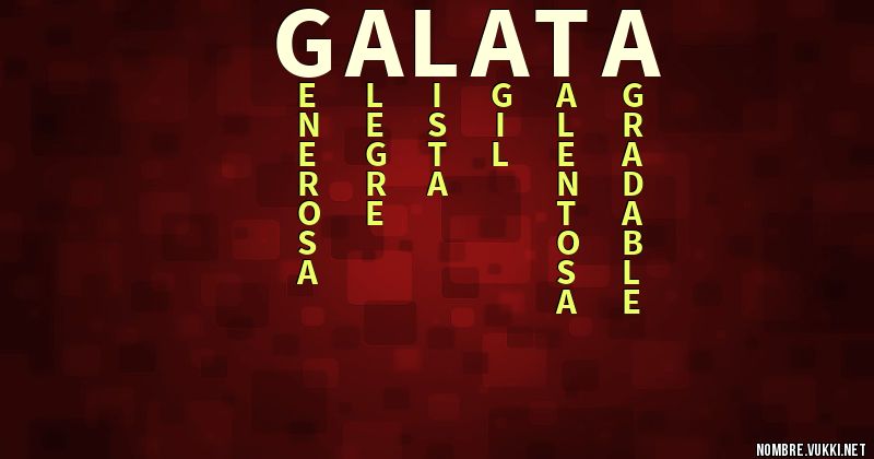 Acróstico galata