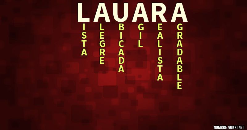 Acróstico lauara