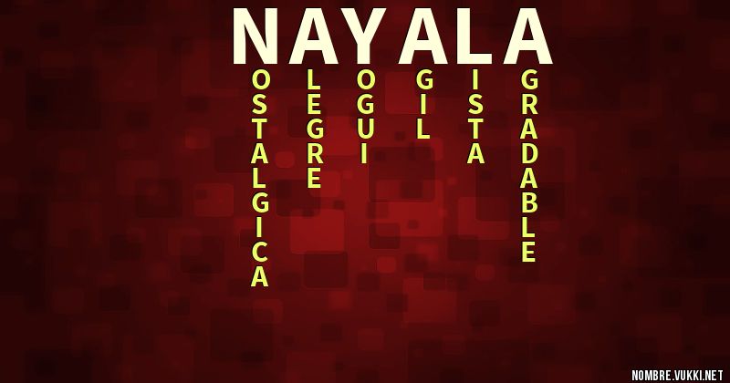 Acróstico nayala