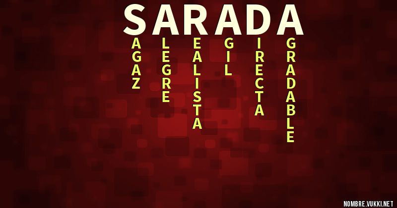 Acróstico sarada