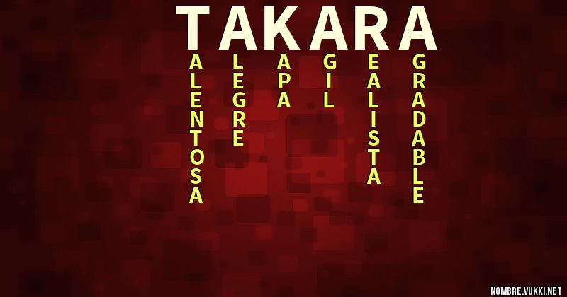 Acróstico takara