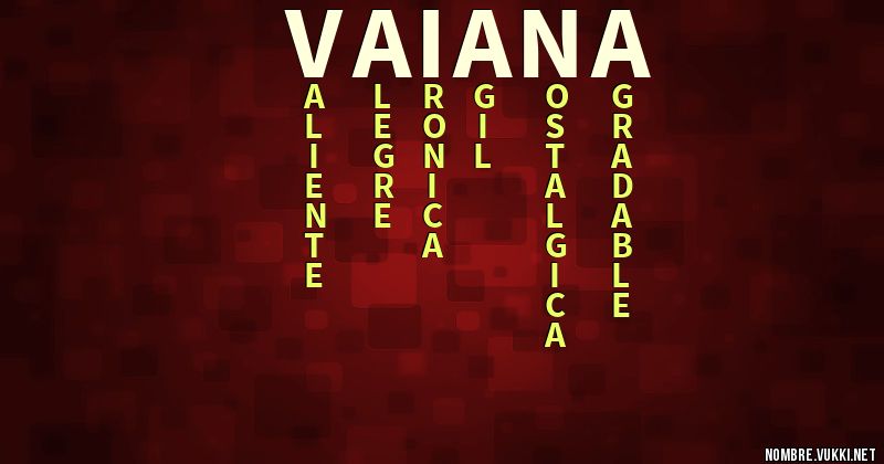 Acróstico vaiana