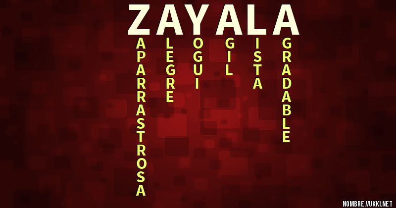 Acróstico zayala