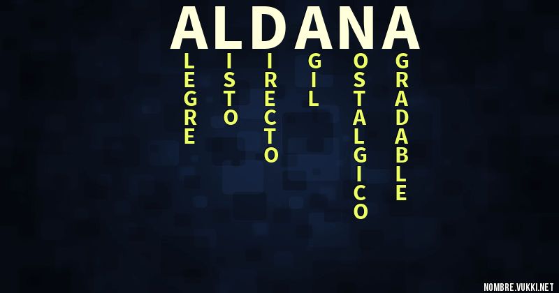 Acróstico aldana