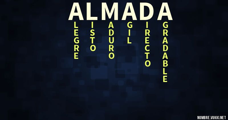 Acróstico almada