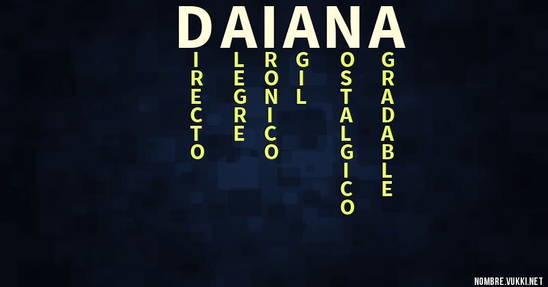 Acróstico daiana