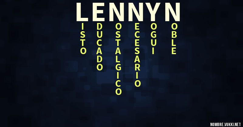 Acróstico lennyn