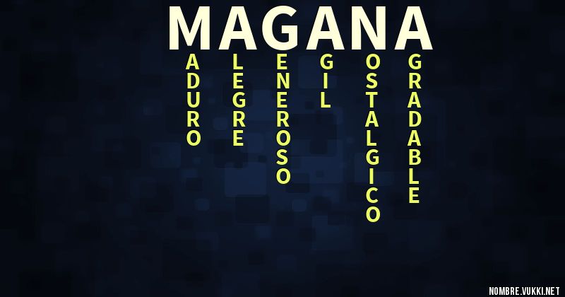 Acróstico magaña