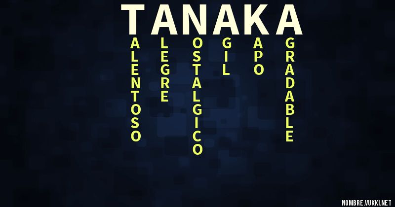 Acróstico tanaka