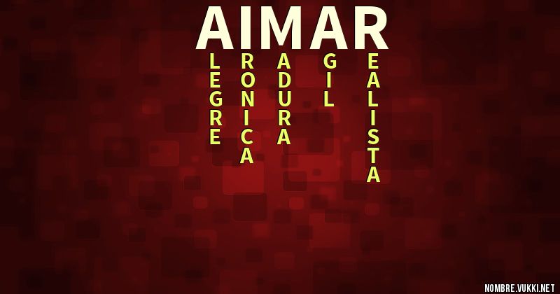 Acróstico aimar