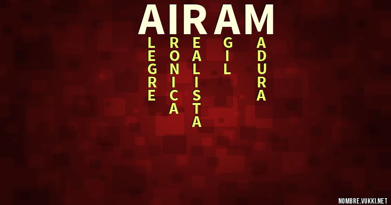 Acróstico airam