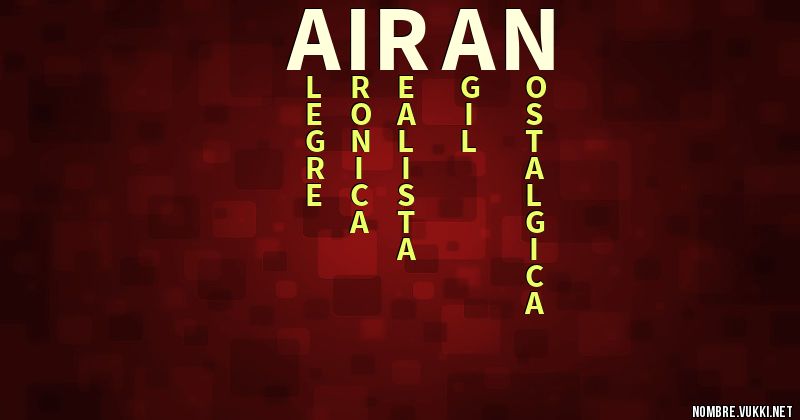 Acróstico airan